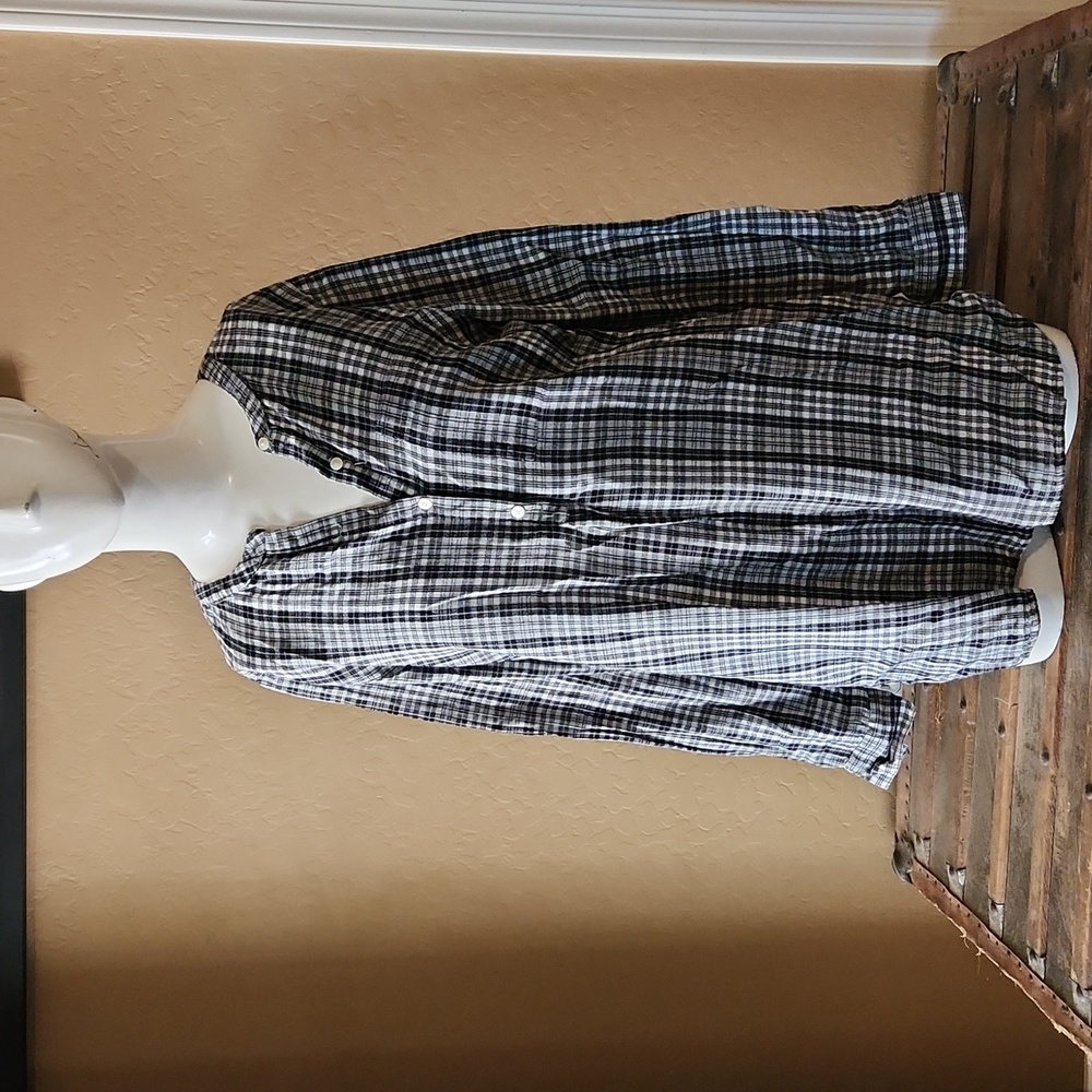 Old Navy Black and White Tunic (413)